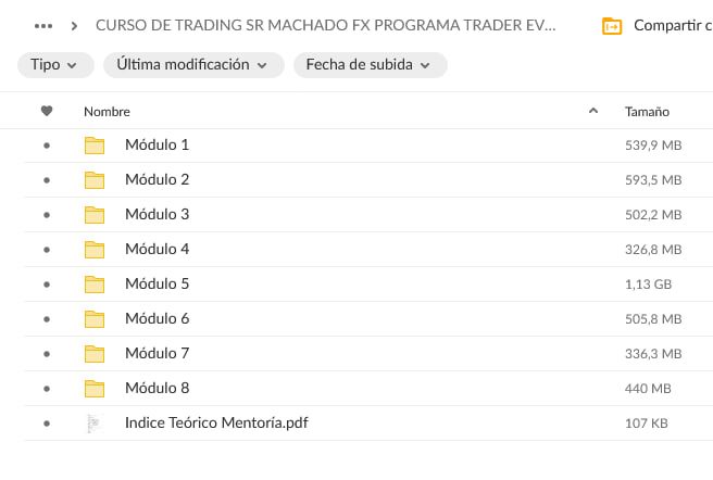 CURSO DE TRADING SEÑOR MACHADO.