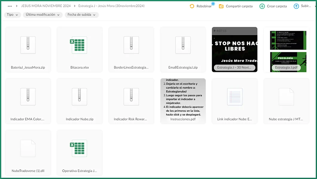 CURSO DE TRADING JESUS MORA TRADER NOVIEMBRE 2024.