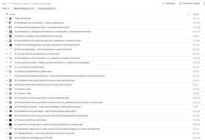 PACK CURSOS DE TRADING PROTRADER DCM FX DANIEL CURTO MANGAS - Image 3