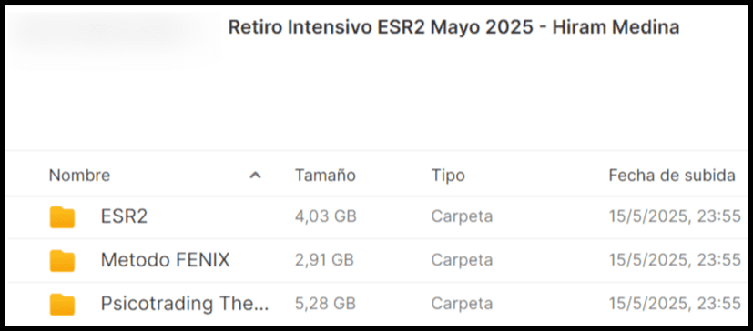 CURSO DE TRADING HIRAM MEDINA RETIRO INTENSIVO 2025 - Image 3