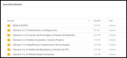 CURSO MASTER EN TRADING ALGORITMICO CON STRATEGYQUANT QUANTIFIED MODELS MIGUEL JIMENEZ 2025 - Image 2