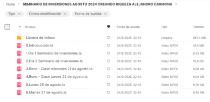 CURSO SEMINARIO DE INVERSIONES CREANDO RIQUEZA ALEJANDRO CARDONA 2024 - Image 2