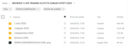 CURSO REVIEWS Y LIVE TRADING CLUTI FX CARLES CLOTET 2025 - Image 2