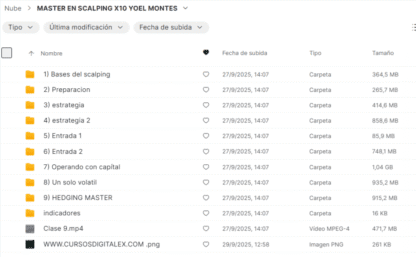 CURSO DE TRADING MASTER EN SCALPING X10 YOEL MONTES - Image 2