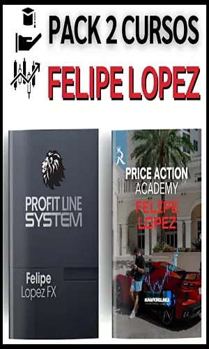 TRADING PACK 2 CURSOS FELIPE LOPEZ PRICE ACTION ACADEMY (PRICE ACTION ) Y PROFIT LINE SYSTEM