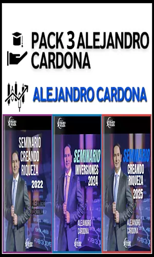 TRIPACK DE CURSOS ALEJANDRO CARDONA 2022-2024-2025