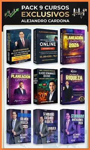PACK DE 9 CURSOS DE ALEJANDRO CARDONA