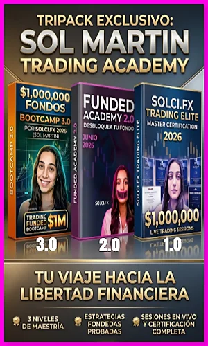 TRIPACK DE CURSOS SOL MARTIN SOLCI FX