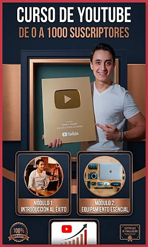 CURSO DE YOUTUBE DE 0 A 1000 SUBS