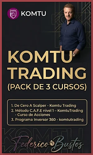 CURSO KOMTU TRADING PACK DE 3 CURSOS FEDERICO BUSTOS