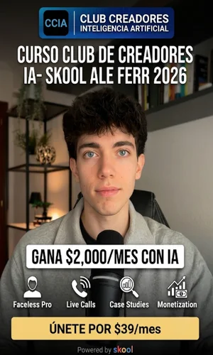 CURSO CLUB DE CREADORES IA SKOOL ALE FERR 2026