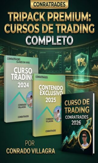 TRIPACK DE CURSOS CONRATRADES CONRADO VILLAGRA