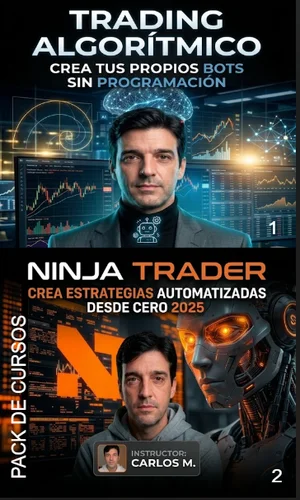 PACK DE CURSOS DE TRADING CREA TUS BOT SIN PROGRAMACION Y CREA ESTRATEGIAS AUTOMATIZADAS EN NINJA TRADER
