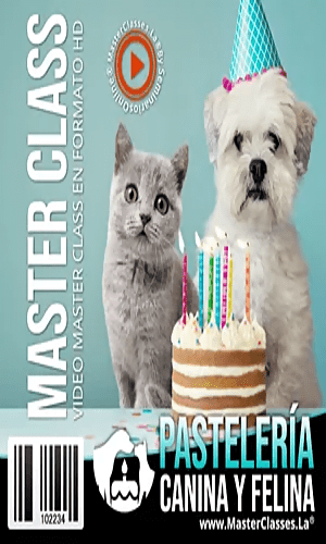 CURSO MASTER CLASS PASTELERIA CANINA Y FELINA